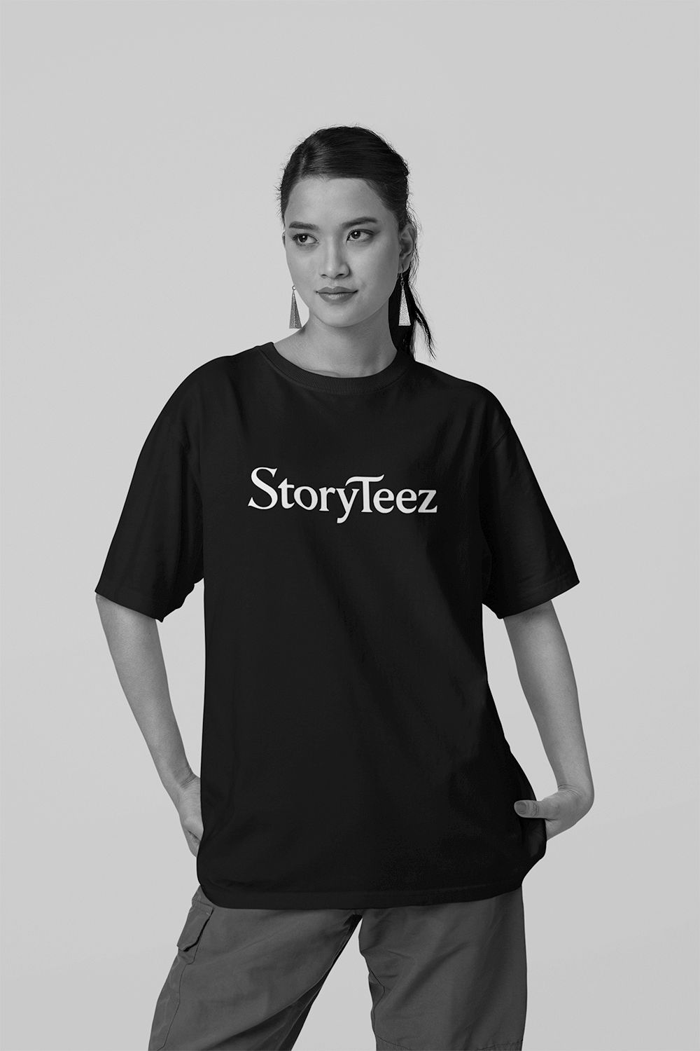 StoryTeez Logo - Premium Heavy Oversized Teez 240 GSM