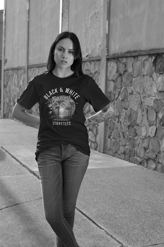 B & W Dreams - Premium Heavy Oversized Teez 240 GSM